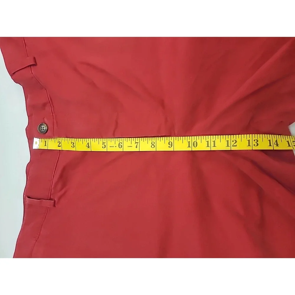 Brooks‎ Brothers 346 Shorts 100% Cotton Red Flat Front